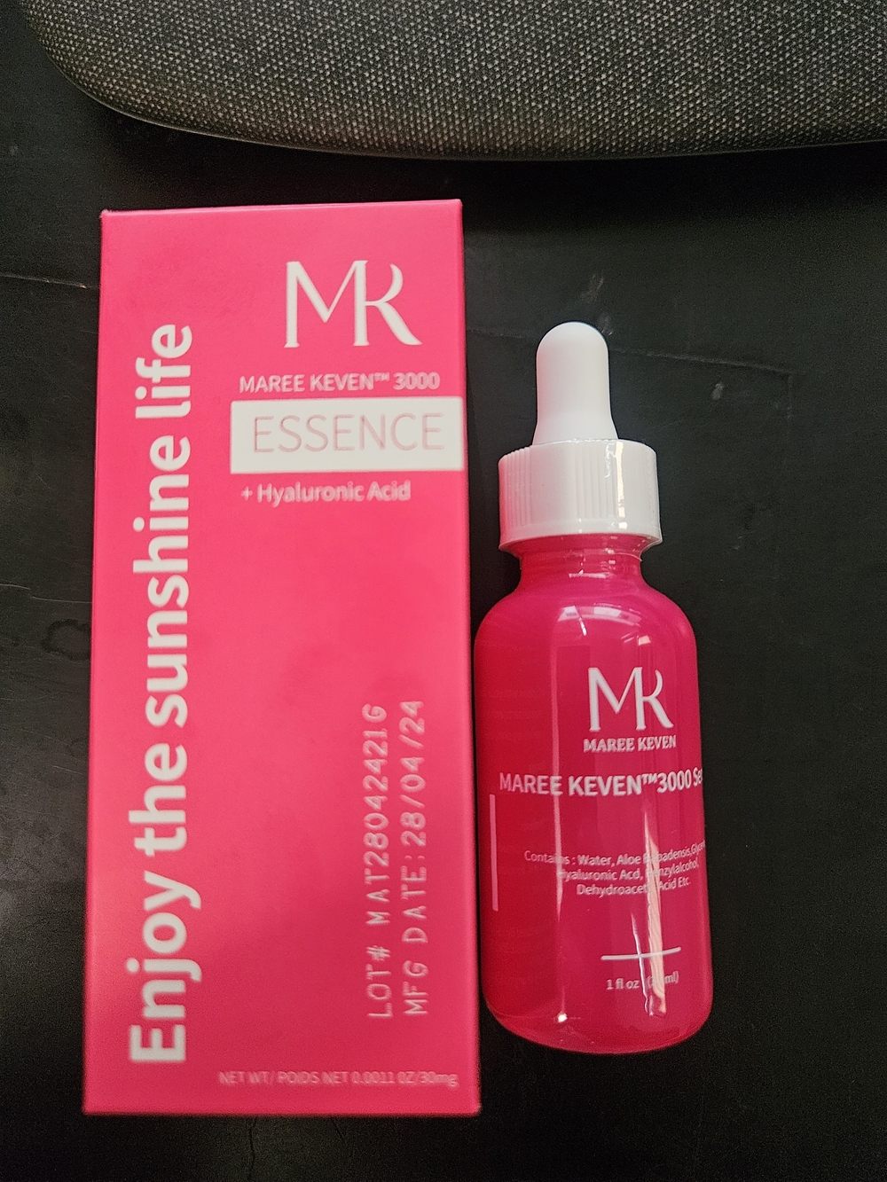 Maree Keven 3000 Essence + Hyaluronic Acid Hydrating Face Serum 1 oz
